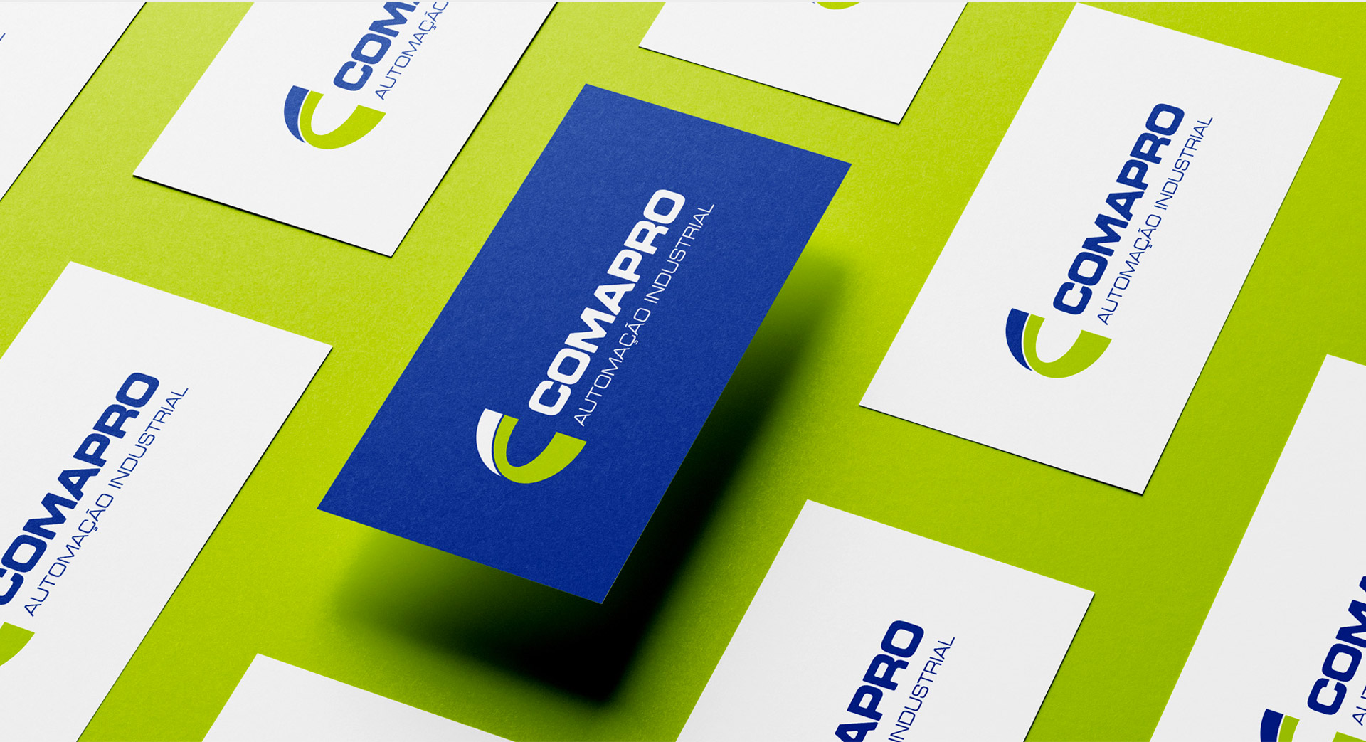Comapro - Aplicação da logo